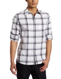 Kenneth Cole Men's Exploded Plaid Shirt Kenneth Cole Men's Exploded Plaid Shirt