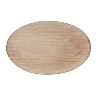 Donna Karan Lenox Hand Carved Wood Light Carved Medium Platter