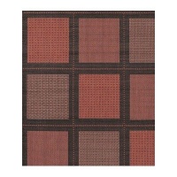 Couristan 1043/4000 Recife Summit 8-Feet 6-Inch by 13-Feet Rug, Terra Cotta and Black Couristan 1043/4000 Recife Summit 8-Feet 6-Inch by 13-Feet Rug, Terra Cotta and Black
