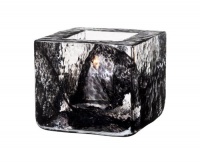 Kosta Boda Brick Votive, Black Kosta Boda Brick Votive, Black