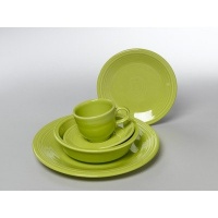 Fiesta 5-Piece Place Setting, Lemongrass Fiesta 5-Piece Place Setting, Lemongrass