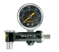 Topeak Shuttle Air Pressure Gauge Dial with Case Topeak Shuttle Air Pressure Gauge Dial with Case