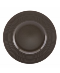 Elegance comes easy with the Fair Harbor accent plate, perfect for salad and dessert. Durable stoneware in a warm mocha hue is half glazed, half matte and totally timeless. Elegance comes easy with the Fair Harbor accent plate, perfect for salad and dessert. Durable stoneware in a warm mocha hue is half glazed, half matte and totally timeless.