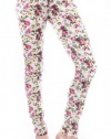 Charming Girl Women's Junior Sexy Denim Jeans Floral Print Skinny Pants -CG1150J-518J