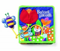 Manhattan Toy Soft Activity Book with Tethered Toy, Buzzing Through Manhattan Toy Soft Activity Book with Tethered Toy, Buzzing Through