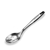 KitchenAid Gourmet Stainless Steel Soft Handle Slotted Spoon KitchenAid Gourmet Stainless Steel Soft Handle Slotted Spoon
