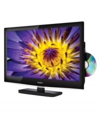 Experience eye-opening clarity with dvds and cable with this combo HDTV slot-loading dvd television from Haier. Experience eye-opening clarity with dvds and cable with this combo HDTV slot-loading dvd television from Haier.