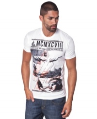 Keep your simple swagger with this easy-to-pair t-shirt from Marc Ecko Cut & Sew. Keep your simple swagger with this easy-to-pair t-shirt from Marc Ecko Cut & Sew.