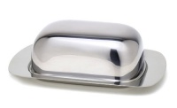 StainlessLUX 75111 Stainless Steel Covered Butter Dish, 7.25 by 4.85 by 2.25-Inch, Brilliant Finish StainlessLUX 75111 Stainless Steel Covered Butter Dish, 7.25 by 4.85 by 2.25-Inch, Brilliant Finish