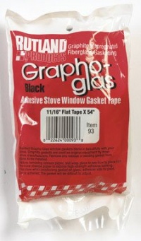 Rutland Inc 11/16 X 54 Stove Window Tape 93 Rutland Inc 11/16 X 54 Stove Window Tape 93