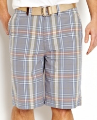 Picnic style need some polish? These plaid shorts from Nautica are a summer classic. Picnic style need some polish? These plaid shorts from Nautica are a summer classic.
