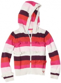 Roxy Kids Girls 2-6x Teenie Wahine - Comfy Cozy Hoody, Aurora Red Stripe, 3T Roxy Kids Girls 2-6x Teenie Wahine - Comfy Cozy Hoody, Aurora Red Stripe, 3T