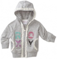 Roxy Kids Baby-girls Infant Ready To Rock Hoodie, Pewter, 12 Months Roxy Kids Baby-girls Infant Ready To Rock Hoodie, Pewter, 12 Months