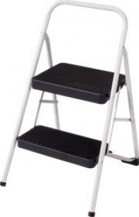Cosco 11-135CLGG4 Folding Step Stool, 2-Step, Cool Gray Cosco 11-135CLGG4 Folding Step Stool, 2-Step, Cool Gray