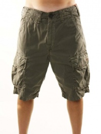 True Religion Brand Jeans Men's Samuel Cargo Shorts Olive Green True Religion Brand Jeans Men's Samuel Cargo Shorts Olive Green