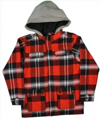 DC Shoes Boys Size (2-8) Matsumoto Plaid Flannel Shirt Jacket-XL DC Shoes Boys Size (2-8) Matsumoto Plaid Flannel Shirt Jacket-XL