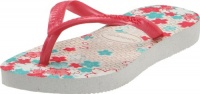 Havaianas Kids Slim Garden Flip Flop (Toddler/Little Kid),White/Sugar Coral,27-28 BR (11-12 M US Little Kid)