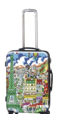 Heys USA Luggage Fazzino Paris La Joie De Vie 26 Inch Hardside Spinner, Paris, 26 Inch Heys USA Luggage Fazzino Paris La Joie De Vie 26 Inch Hardside Spinner, Paris, 26 Inch