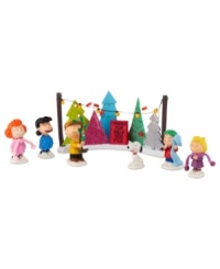 Charlie Brown picks out the saddest tree in the lot in this very famous moment in Peanuts history. Snoopy, Lucy and the gang see it through in a very comical set of collectibles from Department 56. Charlie Brown picks out the saddest tree in the lot in this very famous moment in Peanuts history. Snoopy, Lucy and the gang see it through in a very comical set of collectibles from Department 56.