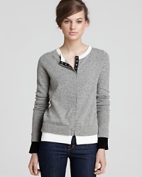 Rendered in an ultra-soft cashmere and wool blend, this DIANE von FURSTENBERG color block cardigan offers a sophisticated take on this must-have trend for work-to-weekend chic. Rendered in an ultra-soft cashmere and wool blend, this DIANE von FURSTENBERG color block cardigan offers a sophisticated take on this must-have trend for work-to-weekend chic.