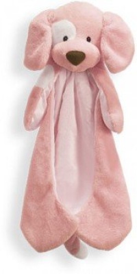 Spunky Pink Puppy Dog Huggybuddy Blanket by Gund Baby 16 Spunky Pink Puppy Dog Huggybuddy Blanket by Gund Baby 16