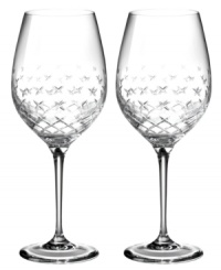 With lightly etched stars in luxe crystal, the Hollywood Hills goblets from Lauren Ralph Lauren bring a touch of glamor to every elegant occasion. With lightly etched stars in luxe crystal, the Hollywood Hills goblets from Lauren Ralph Lauren bring a touch of glamor to every elegant occasion.