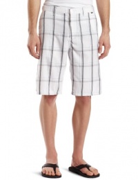 Hurley Men's Puerto Rico Plaid Walkshort, White, 32 Hurley Men's Puerto Rico Plaid Walkshort, White, 32