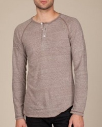 Alternative Unisex 4.4 oz. Long-Sleeve Raglan Henley - ECO BROWN - SMALL Alternative Unisex 4.4 oz. Long-Sleeve Raglan Henley - ECO BROWN - SMALL