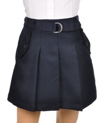 Nautica Tab Pocket Scooter Skirt (Sizes 7 - 16) - navy, 12 Nautica Tab Pocket Scooter Skirt (Sizes 7 - 16) - navy, 12