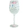 Santa Barbara Design Studio GLS11-5522X Lolita Love My Wine Hand Painted Glass, Bride