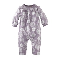 Tea Collection Baby-Girls Infant Winter Blooms Romper, Purple, Small Tea Collection Baby-Girls Infant Winter Blooms Romper, Purple, Small