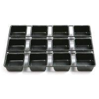 Norpro Non-stick 12 Cavity Cupcake Pan, Square