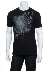 INC International Concepts Black (black with red and gray) Graphic SS T-Shirt INC International Concepts Black (black with red and gray) Graphic SS T-Shirt