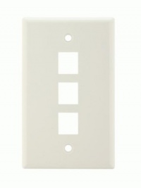 Icarus Keystone Style Wall Plate - 3 Ports
