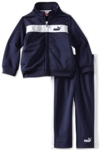 Puma - Kids Baby-Boys Infant Promo Tricot Set, Navy, 12 Months Puma - Kids Baby-Boys Infant Promo Tricot Set, Navy, 12 Months