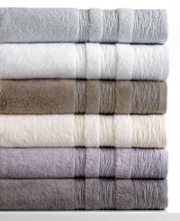 Jump start your morning routine with the perfect towels. Jacquard woven Turkish cotton envelopes you in pure luxury with this St. Germain hand towel from Kassatex, featuring ruched details along the hem and a full terry reverse. Jump start your morning routine with the perfect towels. Jacquard woven Turkish cotton envelopes you in pure luxury with this St. Germain hand towel from Kassatex, featuring ruched details along the hem and a full terry reverse.