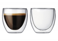 Bodum Pavina 2.5-Ounce Double-Wall Thermo Glasses (Espresso/Shot), Set of 2 Bodum Pavina 2.5-Ounce Double-Wall Thermo Glasses (Espresso/Shot), Set of 2
