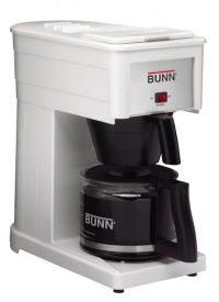 BUNN GRW Velocity Brew 10-Cup Home Coffee Brewer, White BUNN GRW Velocity Brew 10-Cup Home Coffee Brewer, White