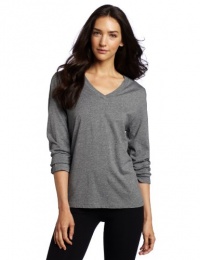 HUE Women's Long Sleeve V-Neck Sleep Tee HUE Women's Long Sleeve V-Neck Sleep Tee