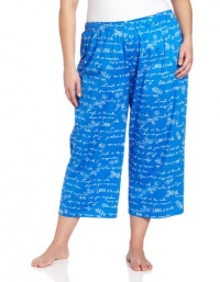 Hue Sleepwear Women's Plus-Size Artscript Capri Hue Sleepwear Women's Plus-Size Artscript Capri
