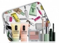 Clinique Bloomingdale 7 Pieces Gift Set:Moisture Surge Extended Thirst Relief + Instant Lift for Brows in Soft Blonde + Different Lipstick in Tenderheart, Compact Mascara + Colour Compact Powder + Lotion Clinique Bloomingdale 7 Pieces Gift Set:Moisture Surge Extended Thirst Relief + Instant Lift for Brows in Soft Blonde + Different Lipstick in Tenderheart, Compact Mascara + Colour Compact Powder + Lotion