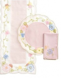 Homewear by Sam Hedaya Linens Lady Slipper 14 x 72 Inch Tablerunner Homewear by Sam Hedaya Linens Lady Slipper 14 x 72 Inch Tablerunner