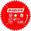 Freud D0740X Diablo 7-1/4 40 Tooth ATB Finishing Saw Blade with 5/8-Inch Arbor, Diamond Knockout, and PermaShield Coating