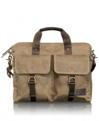 Tumi Luggage T-tech Icon Arch Brief, Khaki, Medium Tumi Luggage T-tech Icon Arch Brief, Khaki, Medium