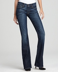 Boasting a classically cool silhouette and dark wash, these 7 For All Mankind petite bootcut jeans are destined to be on heavy rotation--in every season. Boasting a classically cool silhouette and dark wash, these 7 For All Mankind petite bootcut jeans are destined to be on heavy rotation--in every season.