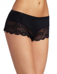 Calvin Klein Women's Ck Lace Sleep Short, Black, Medium