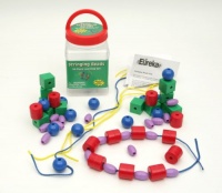 Eureka Tub Of Stringing Beads, 54 Beads in 3/4 inches 5 1/2 inches 3 3/4 inches Tub Eureka Tub Of Stringing Beads, 54 Beads in 3/4 inches 5 1/2 inches 3 3/4 inches Tub
