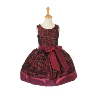 CinderellaCouture -CC1120- Dazzling two tone tafetta decorated with multi-color glitter sweet hearts , knee high dress, raspberry size 6 CinderellaCouture -CC1120- Dazzling two tone tafetta decorated with multi-color glitter sweet hearts , knee high dress, raspberry size 6
