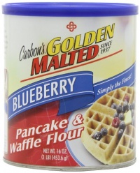 Golden Malted Pancake & Waffle Flour, Blueberry, 16-Ounce Cans (Pack of 4) Golden Malted Pancake & Waffle Flour, Blueberry, 16-Ounce Cans (Pack of 4)