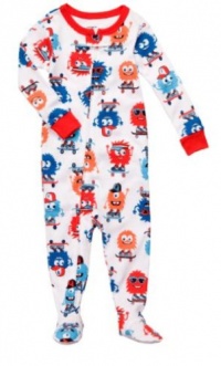 Carter's Toddler Monster Skateboarder Snug Fit Cotton Footed Pajamas 2t-4t (4t)